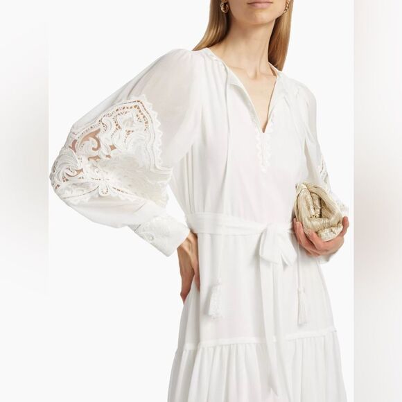 Kobi Halperin Mira Peasant Midi-Dress size XS - Picture 4 of 15